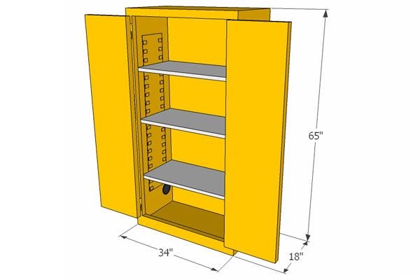 Flammable Storage Cabinet Plans Download